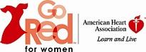 Go Red for Women, American Heart Association. Learn and Live Logo